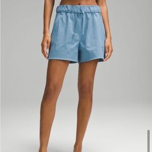lululemon athletica Cinchable Waist High-Rise Woven Short - 3.5” - Blue
